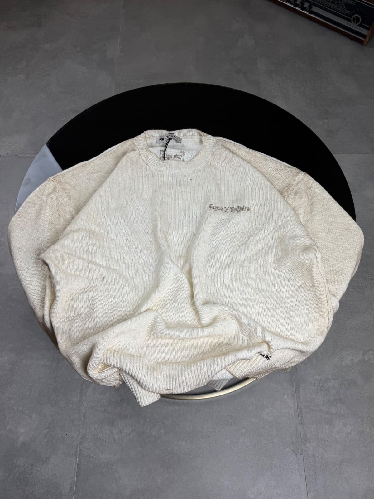 OFF-WHITE KNIT OVERSIZE
