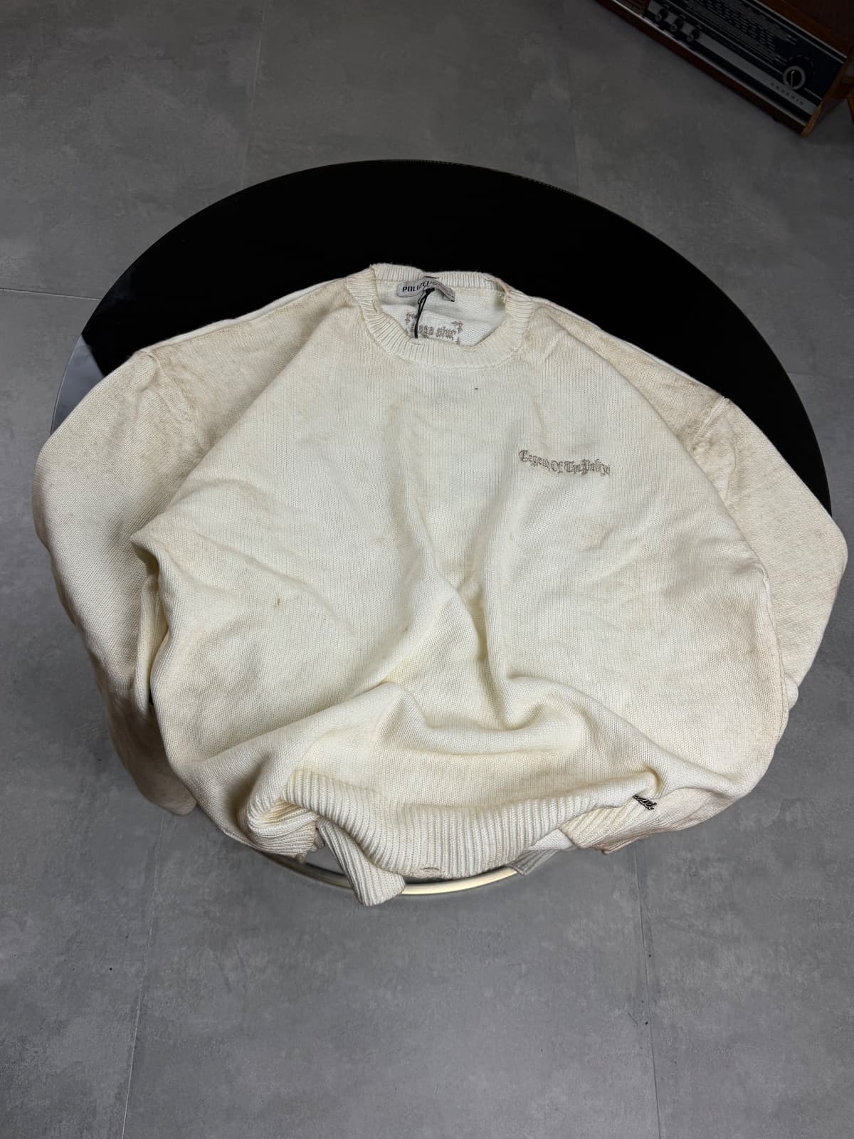 OFF-WHITE KNIT OVERSIZE