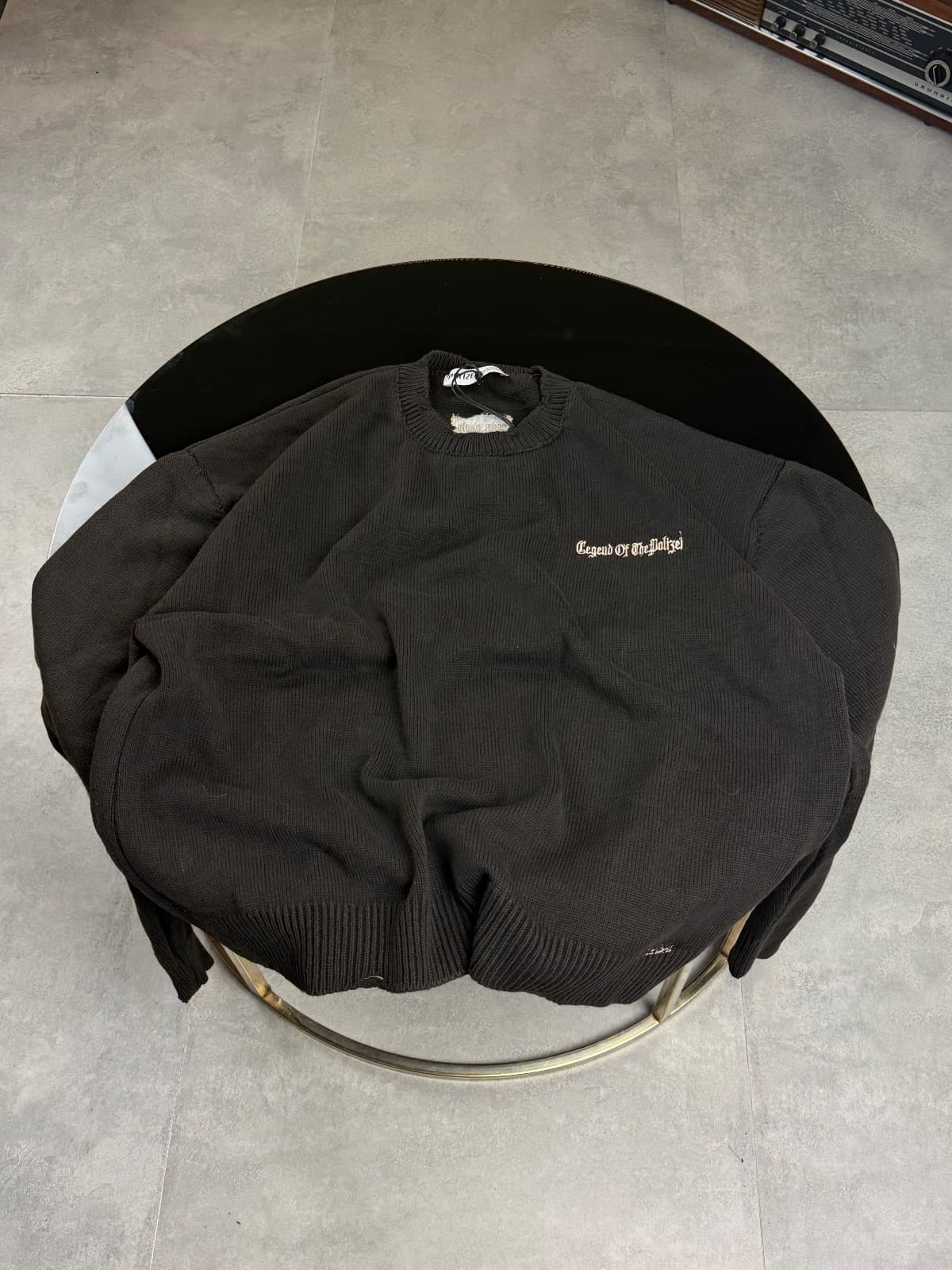 BROWN OVERSIZED KNITWEAR