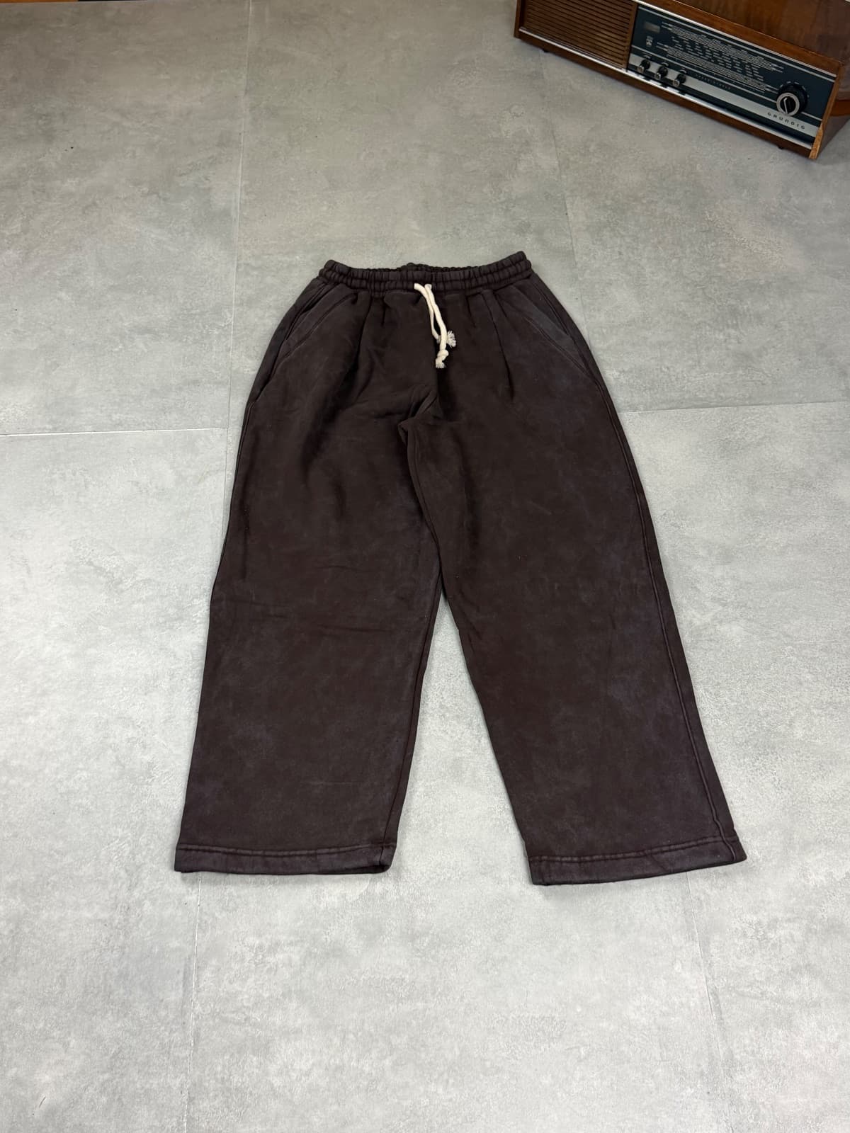 Brown Baggy Sweatpants