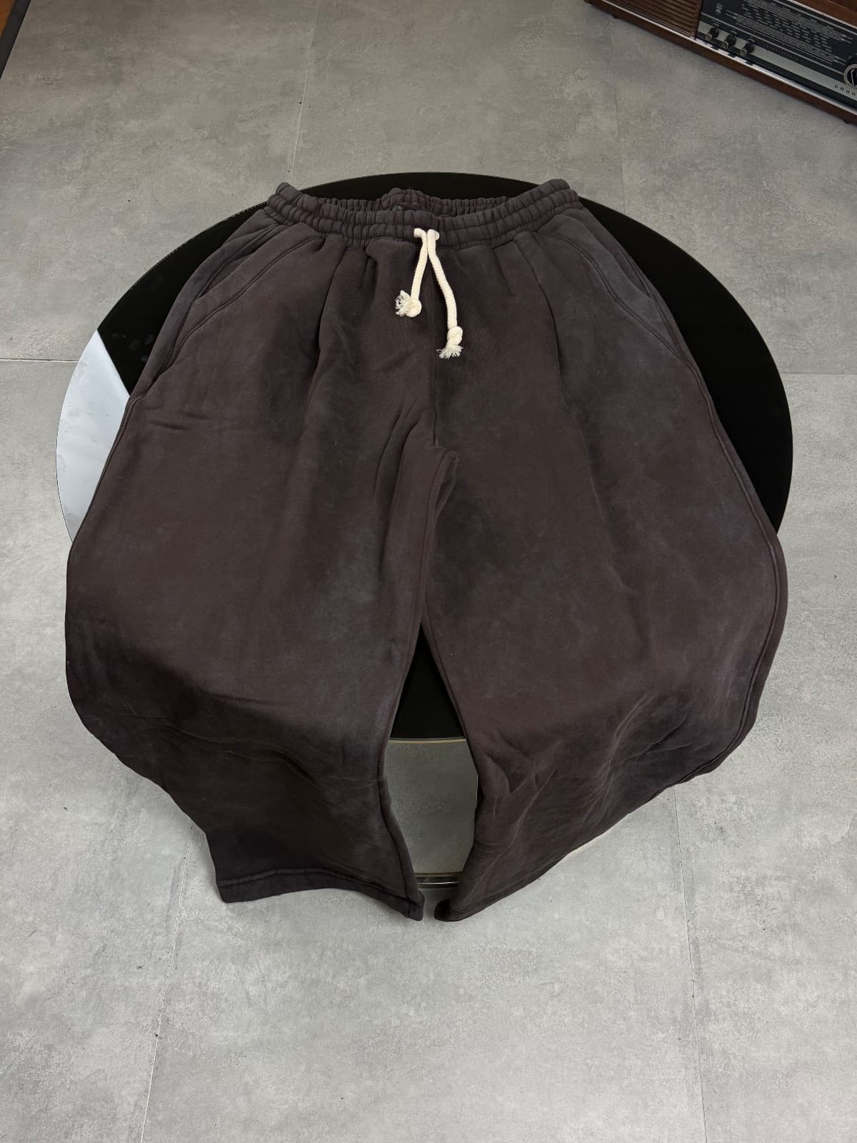 Brown Baggy Sweatpants