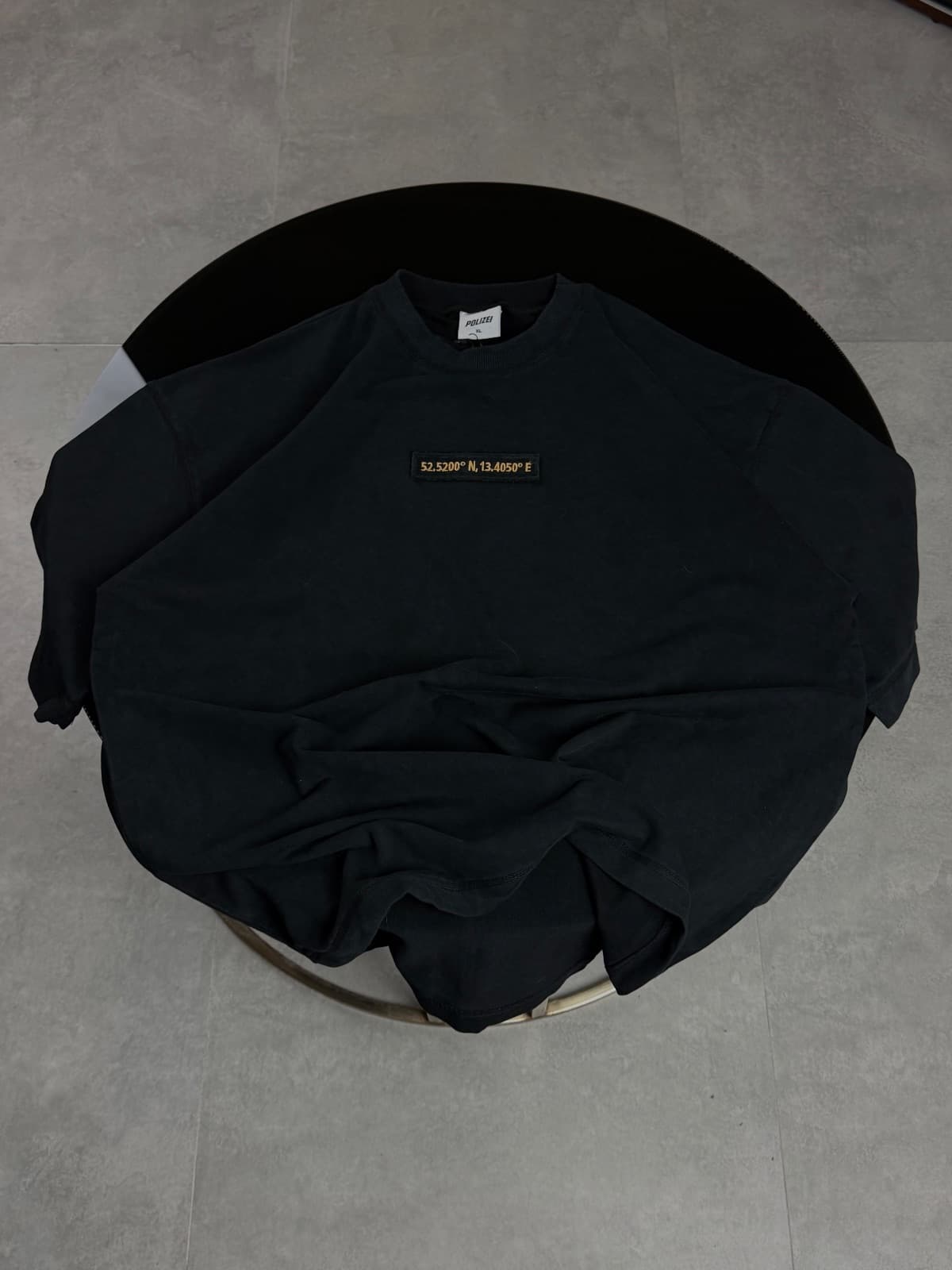 Black Washed Location T-Shirt