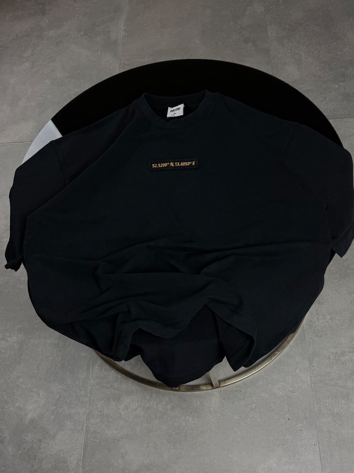 Black Washed Location T-Shirt